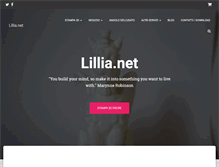 Tablet Screenshot of lillia.net
